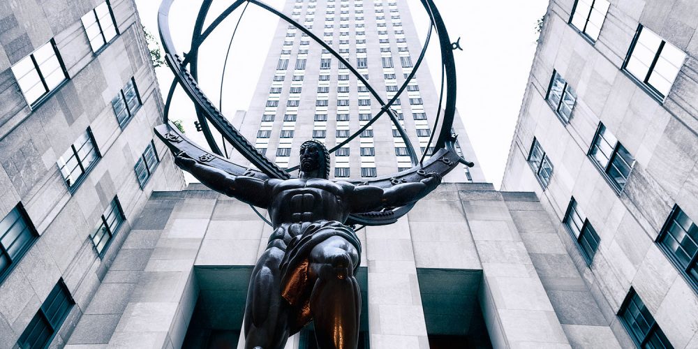 Atlas Statue Rockefeller Center NY Architecture Photography