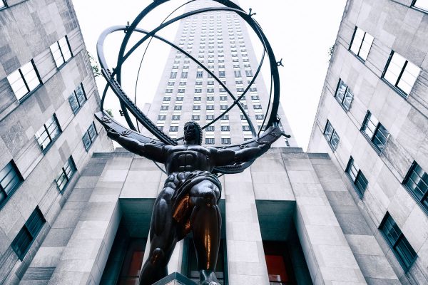 Atlas Statue Rockefeller Center NY Architecture Photography