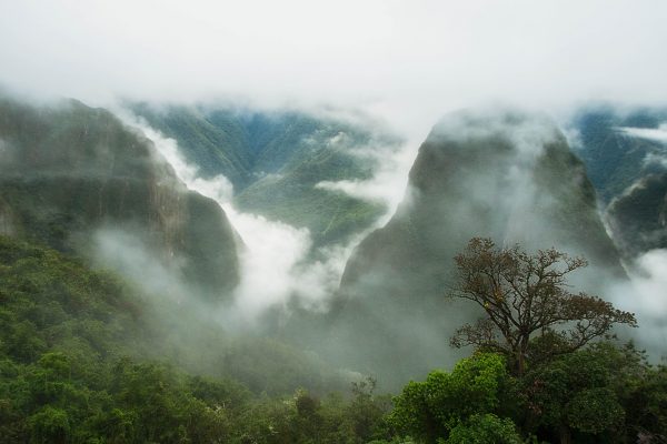 Machu Picchu Andes Mountains Landscape Photography