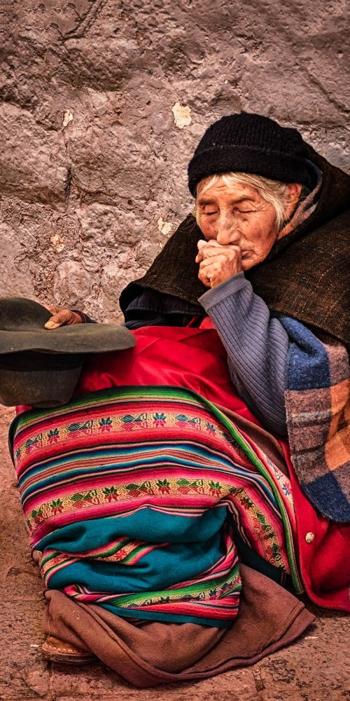 Old Woman Cusco Peru Travel Photography